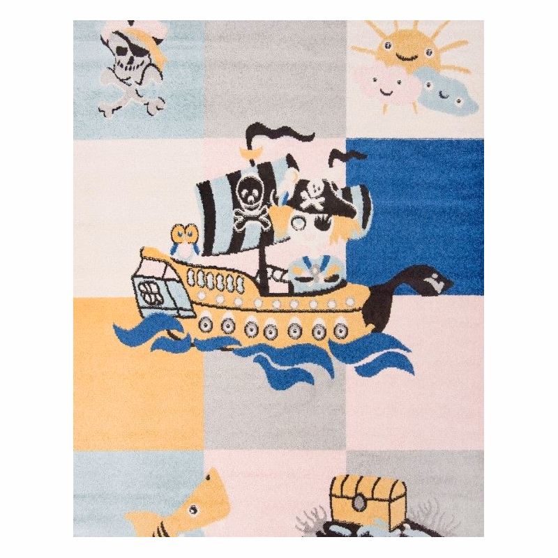 ArtTapi Koberec HAPPY M piráti H328A | 140 x 200 cm