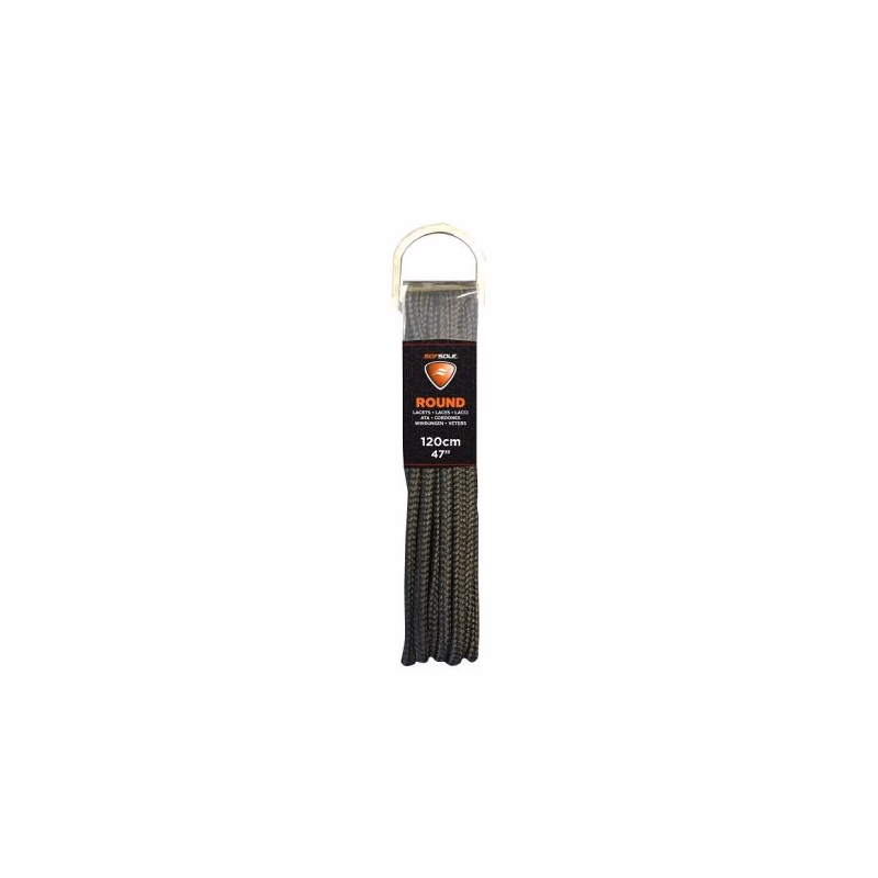 Šnúrky do topánok SOFSOLE ROUND Black