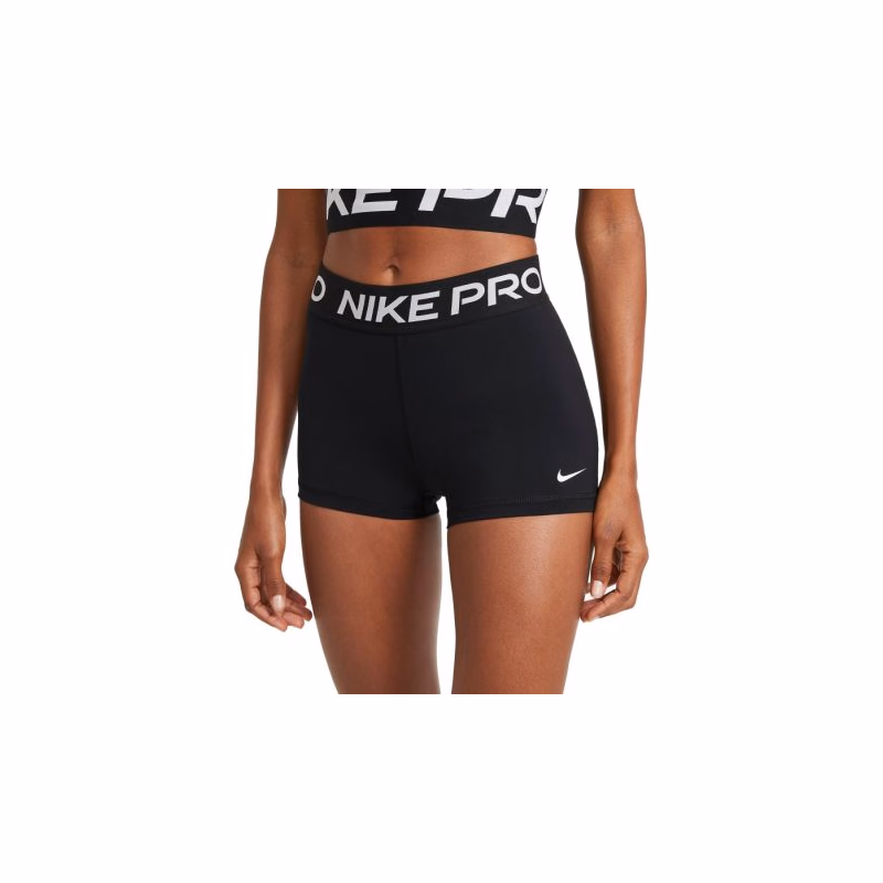 Dámske tréningové kraťasy NIKE PRO Shorts 010 BLACK WHITE