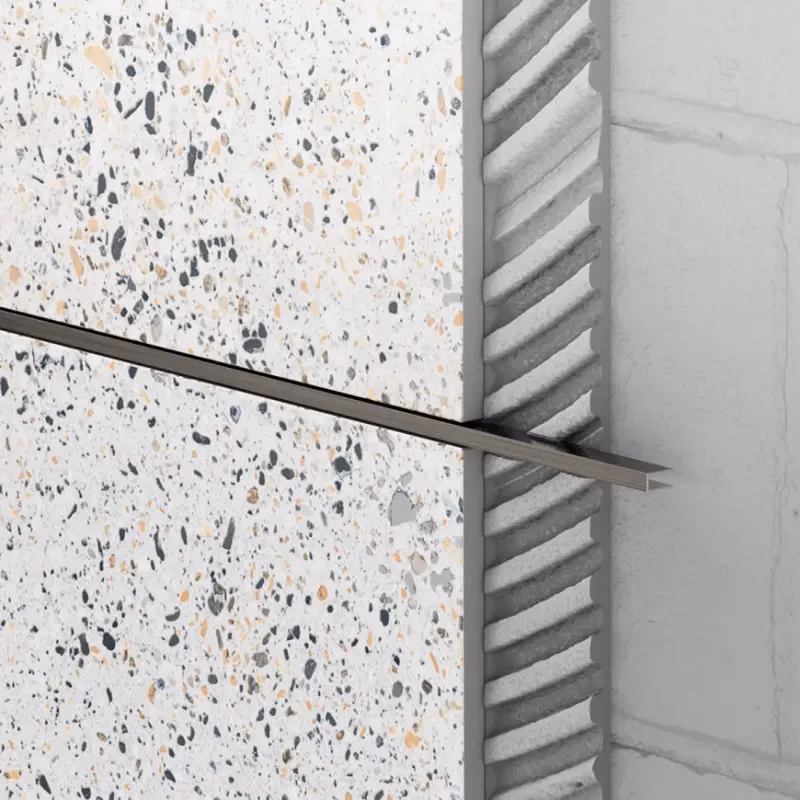 Ukončovací profil U 0,5 x 270 gunmetal mat sivý