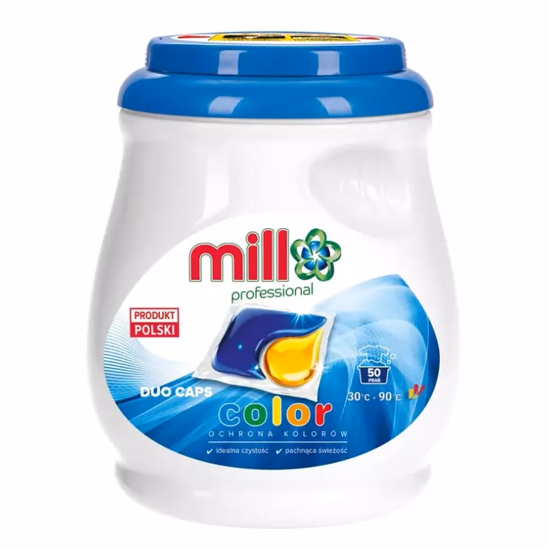 Kapsule na pranie Duo Caps Mill Professional Color 50 ks