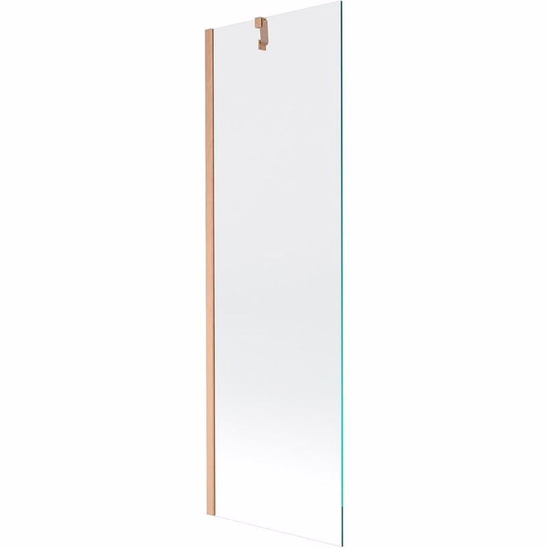 MEXEN/S - Next vaňová zástena FIX 60 x 150, transparent, meď kartáčovaná 895-060-000-00-00-65