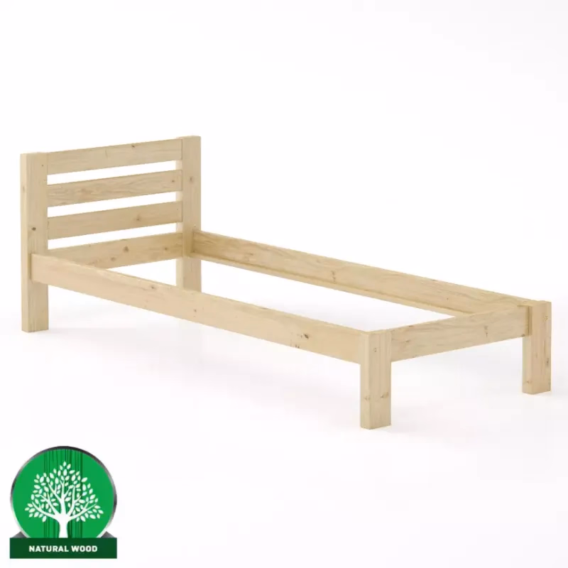 Posteľ borovica LK127–80x200 surová