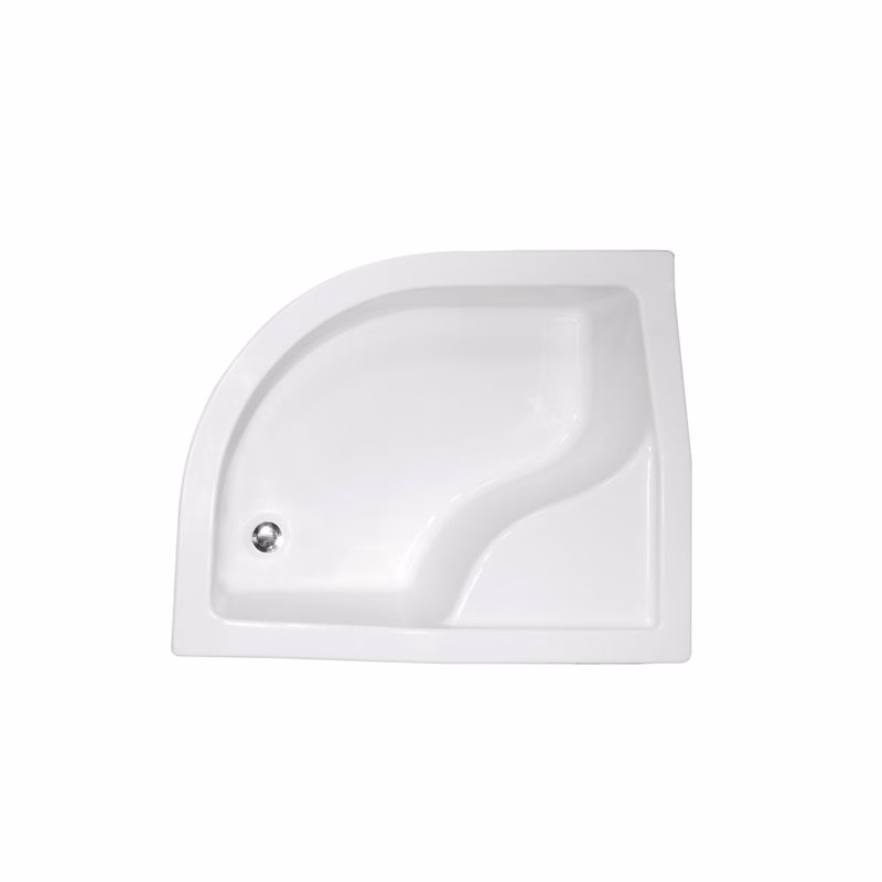 BESCO - MAXI, hlboká asymetrická sprchová vanička - rozmer A - 120 cm, rozmer B - 85 cm, rozmer C - 24 cm, Spôsob prevedenia - Ľavé VANKMAX120L