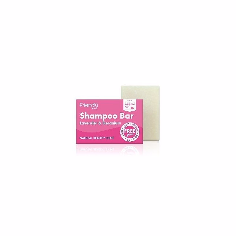 Friendly Soap Prírodné mydlo na vlasy levandule a pelargónie 95 g