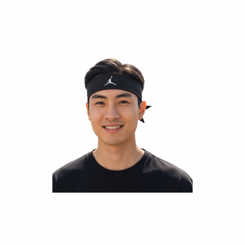 Čelenka NIKE JORDAN PS ADJ HEADBAND BK WH