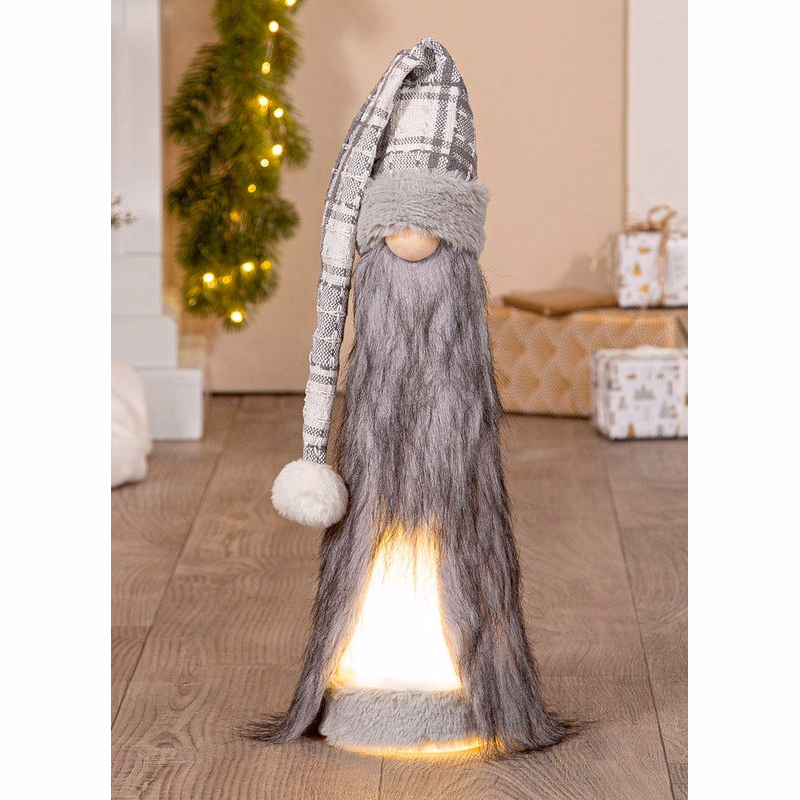 LED elf s huňatou čiapkou "Onni"