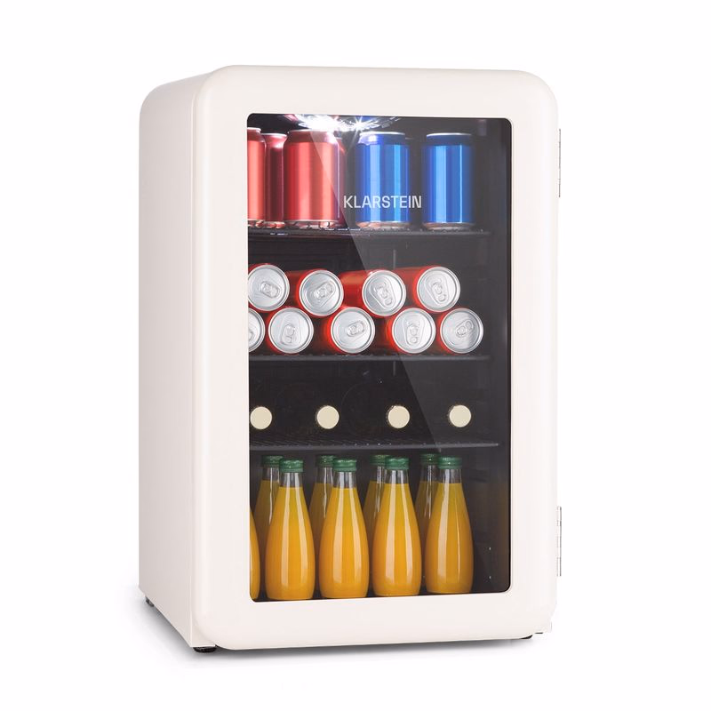Klarstein PopLife 70, chladnička na nápoje, 70 l, 0-10°C, retro dizajn, LED