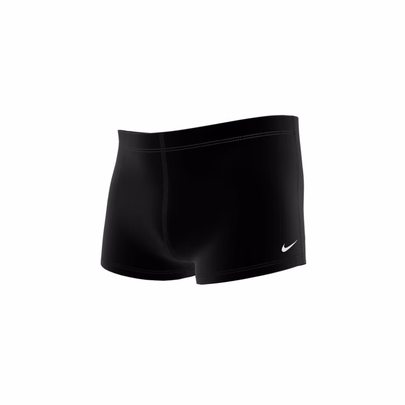 Chlapčenské plavecké boxerky NIKE SWIM POLY SOLID ASH BLACK-BLACK