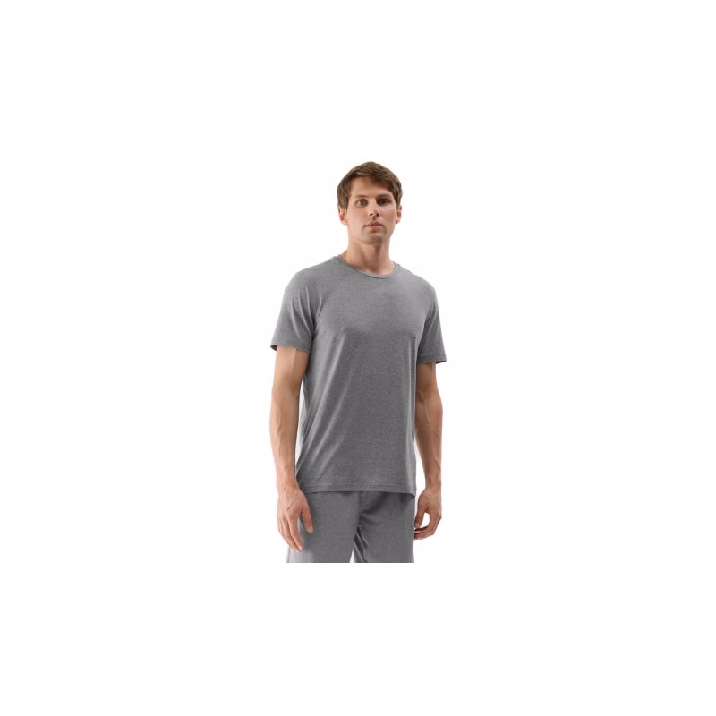 Pánske tréningové tričko s krátkym rukávom 4F TSHIRT FNK M1344-25M-GREY MELANGE