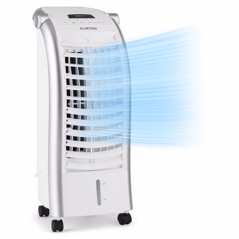 Klarstein Maxfresh, 4 v 1 ochladzovač vzduchu, ventilátor, 65 W, 6 l, diaľkový ovládač, 2 x chladiaci box