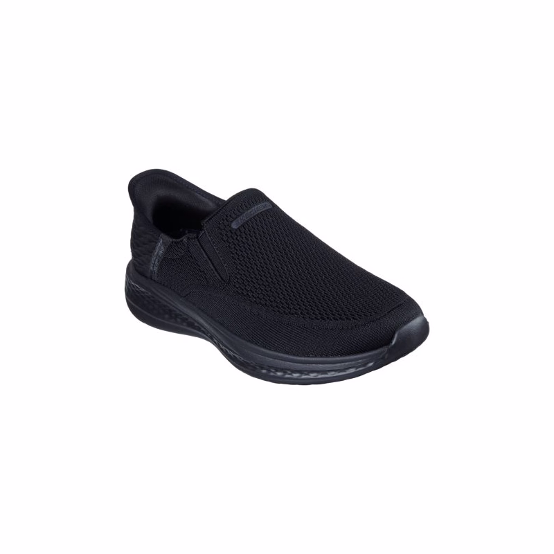 Pánska rekreačná obuv SKECHERS Slade Deacon Slip-Ins M black black