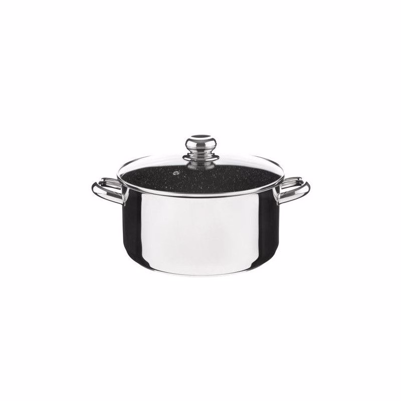 Kolimax Hrniec CERAMMAX PRO STANDARD s pokrievkou, priemer 26 cm, objem 6.0 l, keramický povrch čier