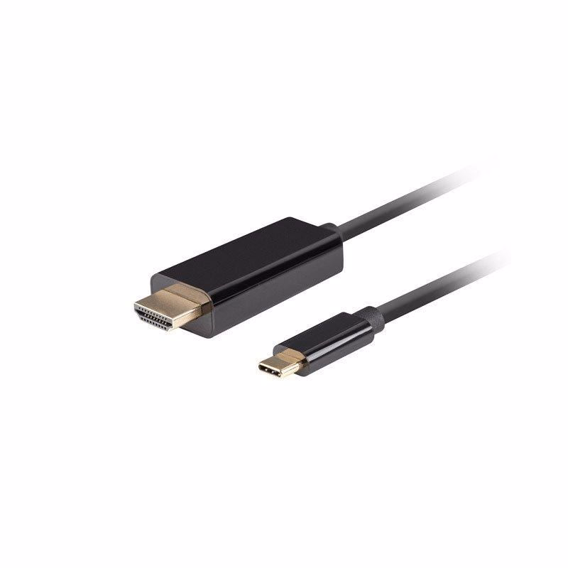 Lanberg USB-C(M)->HDMI(M) kábel 3m 4K 60Hz čierna