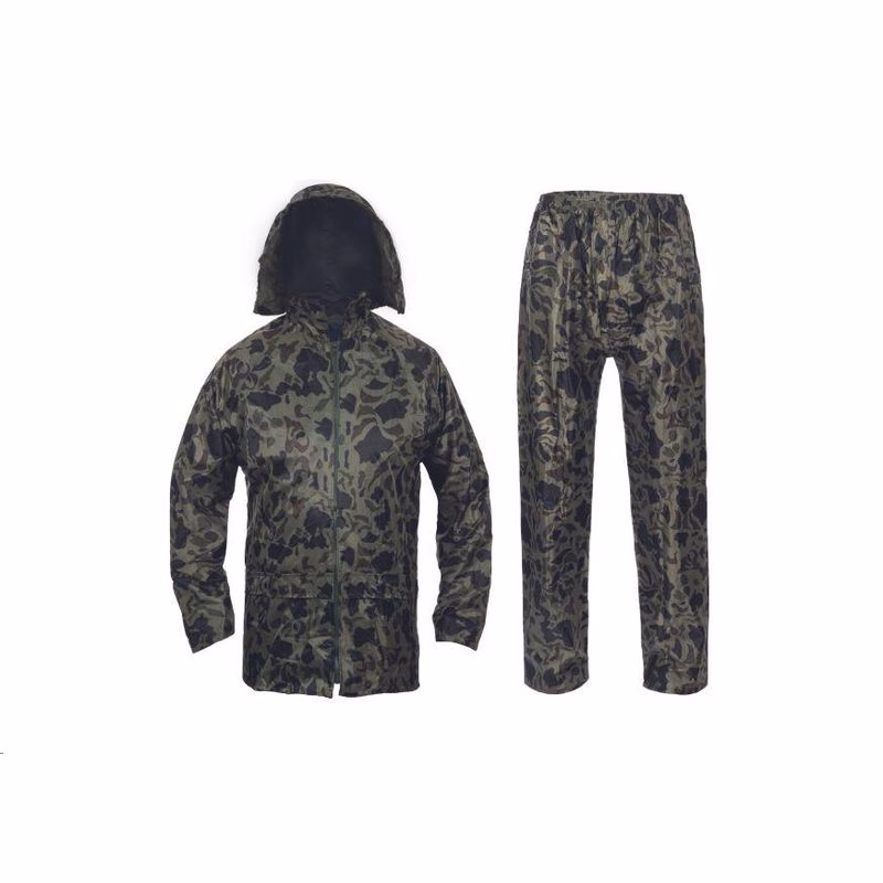 CARINA oblek s kapucňou camouflage - L