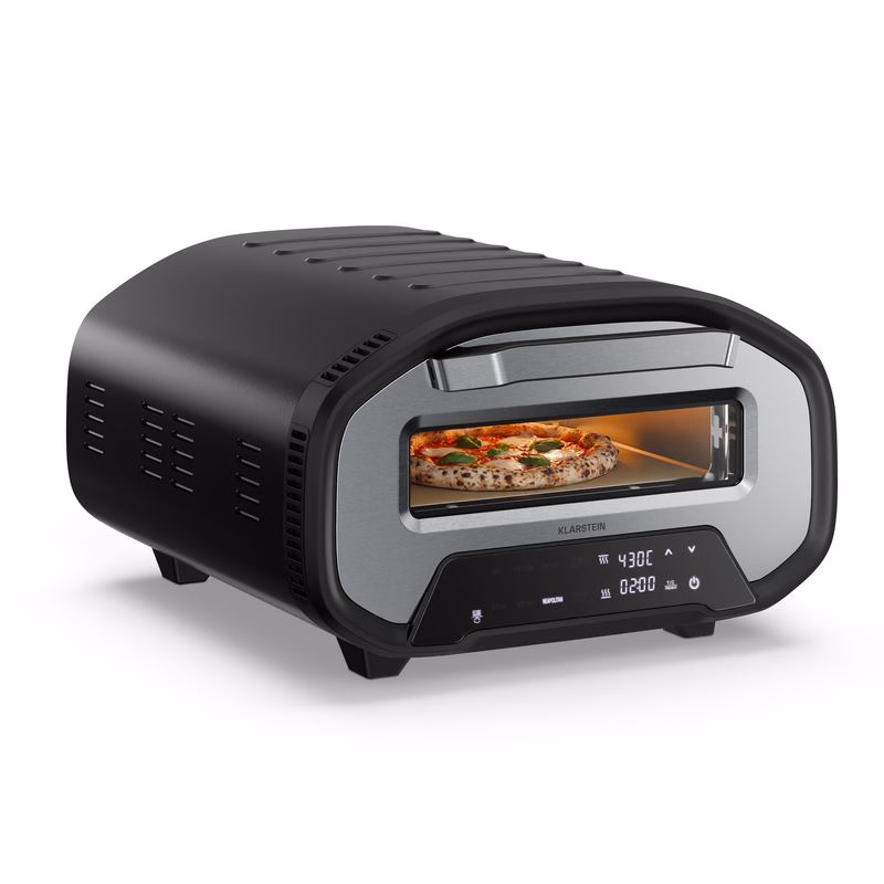 Klarstein PizzaForno elektrická pec na pizzu s výkonom 1 700 W, 7 programov + pamäťová funkcia, digitálny displej