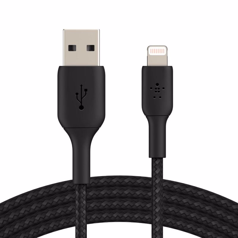 Belkin BOOST CHARGE™ Lightning/USB-A kábel, 1m, čierny - odolný