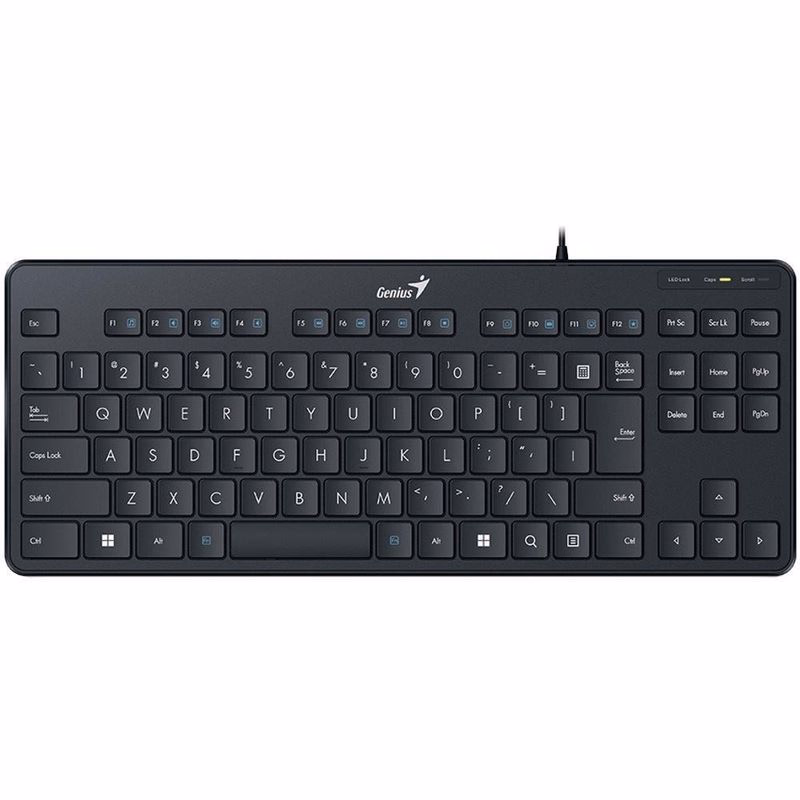 GENIUS klávesnica LuxeMate 110/ Drôtová/ USB/ čierna/ CZ+SK layout