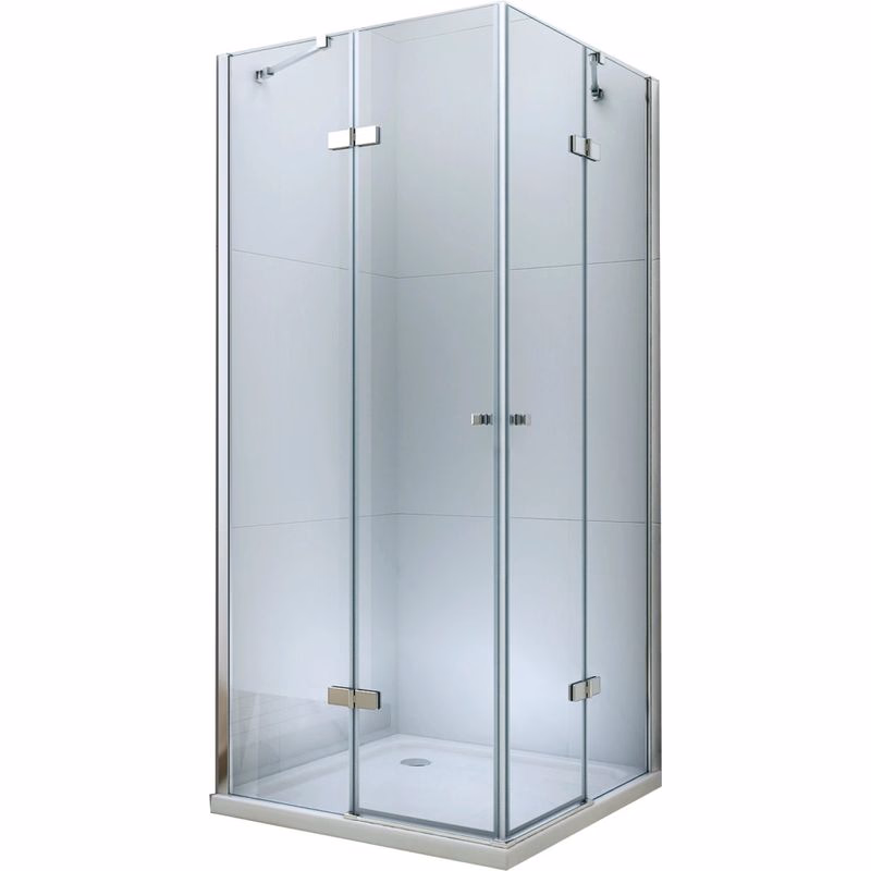 MEXEN/S - ROMA sprchovací kút 110x100, transparent, chróm 854-110-100-02-00