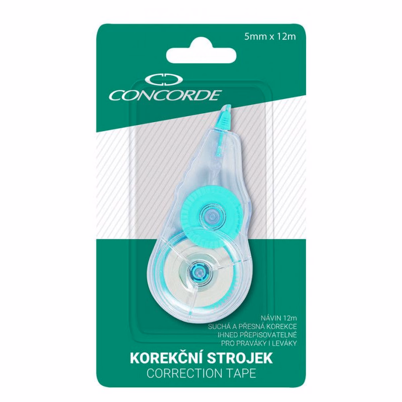 Korektor 5mm x 12m jednorazový CONCORDE Lungo