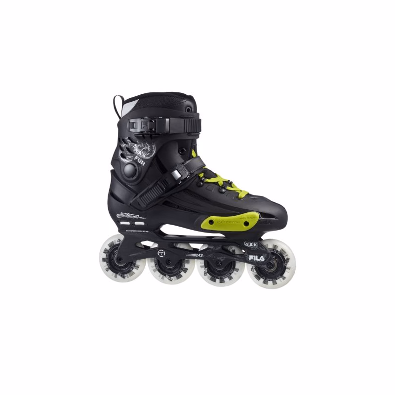 Kolieskové korčule FILA SKATES NRK FUN BLACK YELLOW MAGENTA