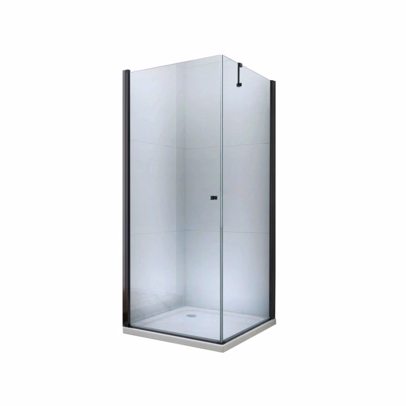 MEXEN/S - PRETORIA sprchovací kút 90x110, transparent, čierna 852-090-110-70-00