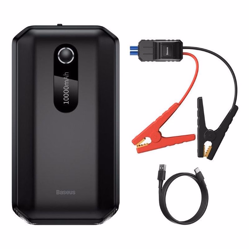 Baseus Air štartér do auta 10000mAh čierna