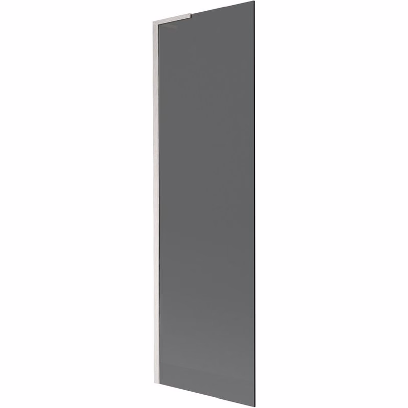 MEXEN/S - Next L vaňová zástena FIX 60 x 150, grafit, nikel kartáčovaná 895-060-000-03-40-97