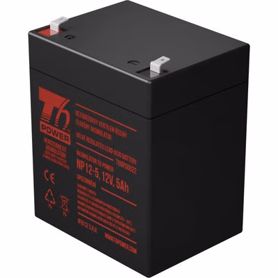Akumulátor T6 Power NP12-5, 12V, 5Ah, F2