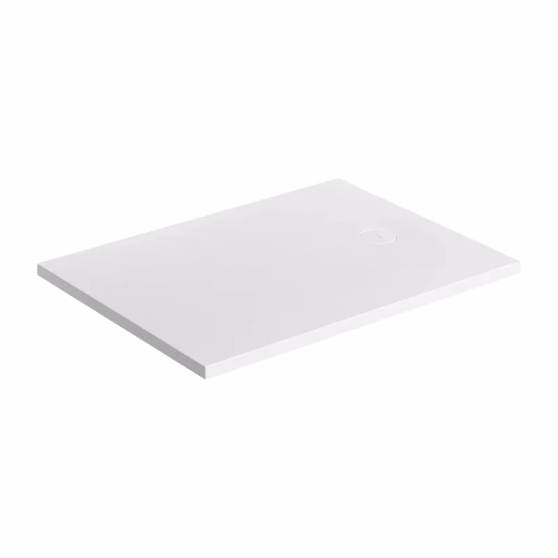 OMNIRES - Sprchová vanička AQUAROCK kompozit, protišmyková, obdĺžniková 90 x 100 cm, biela mat AQUAROCK90-100BM