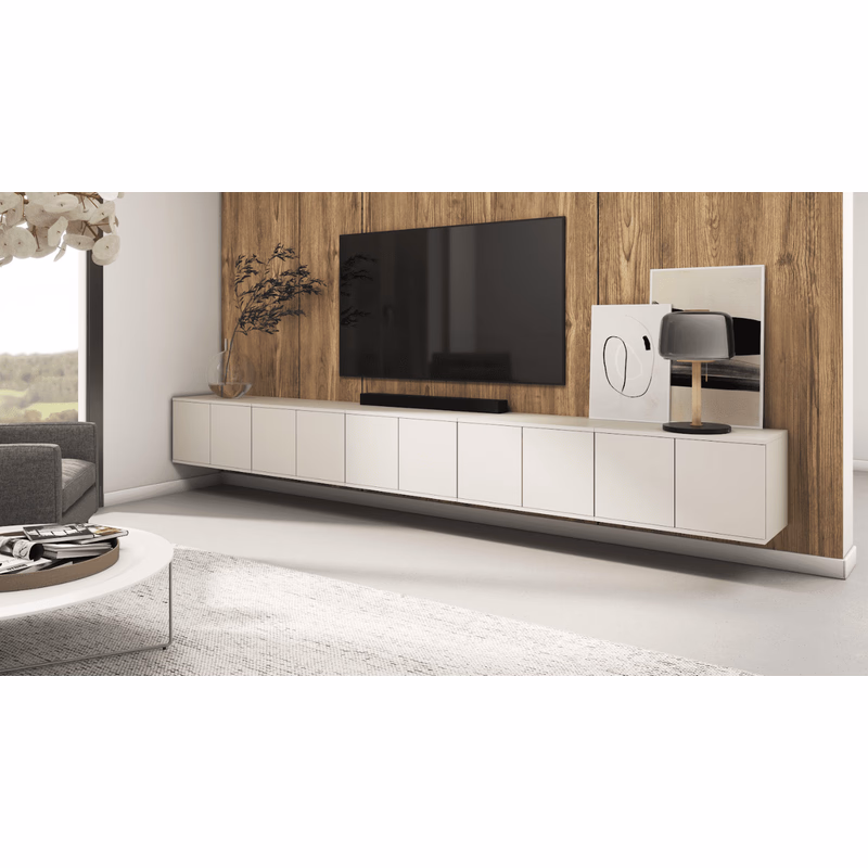 ArtPK Závesný TV stolík BIANCO | 350 cm