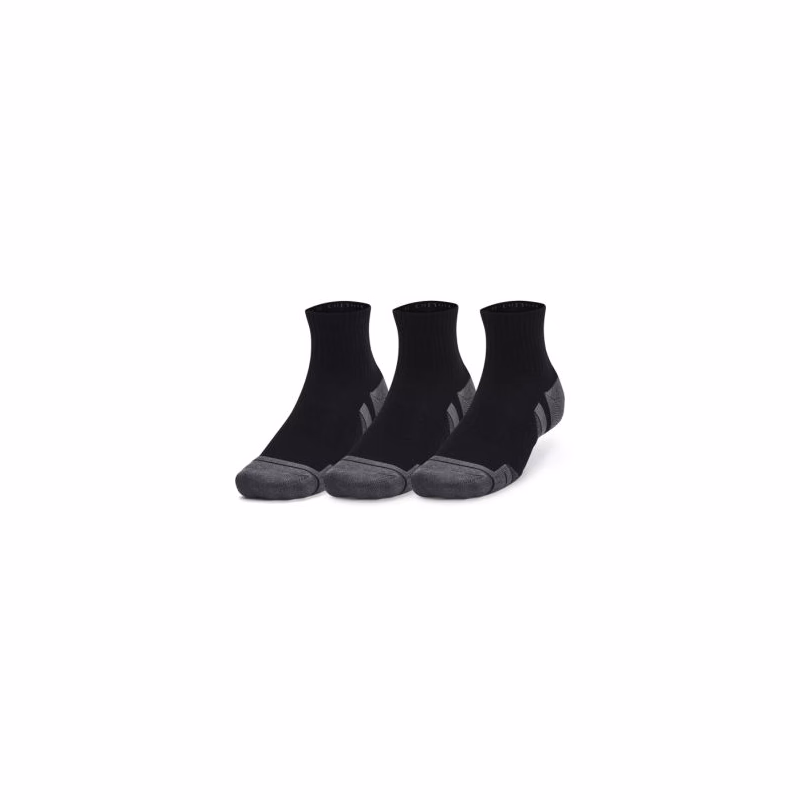 Ponožky UNDER ARMOUR 3 PACK-UA Performance Cotton Qtr-BLK