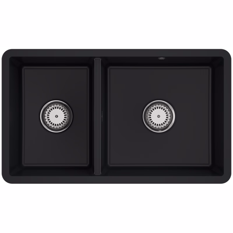 VILLEROY & BOCH VILLEROY & BOCH - Keramický drez Villeroy &amp; Boch podstavný Subway 80 U, 338801R7, Pure Black 338801R7