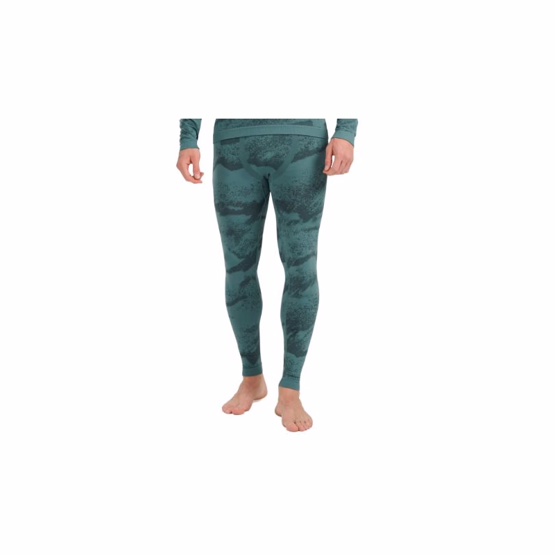 Pánske termo nohavice 4F SEAMLESS UNDERWEAR M228-WAW25USEAM228-44A-OLIVE ALLOVER
