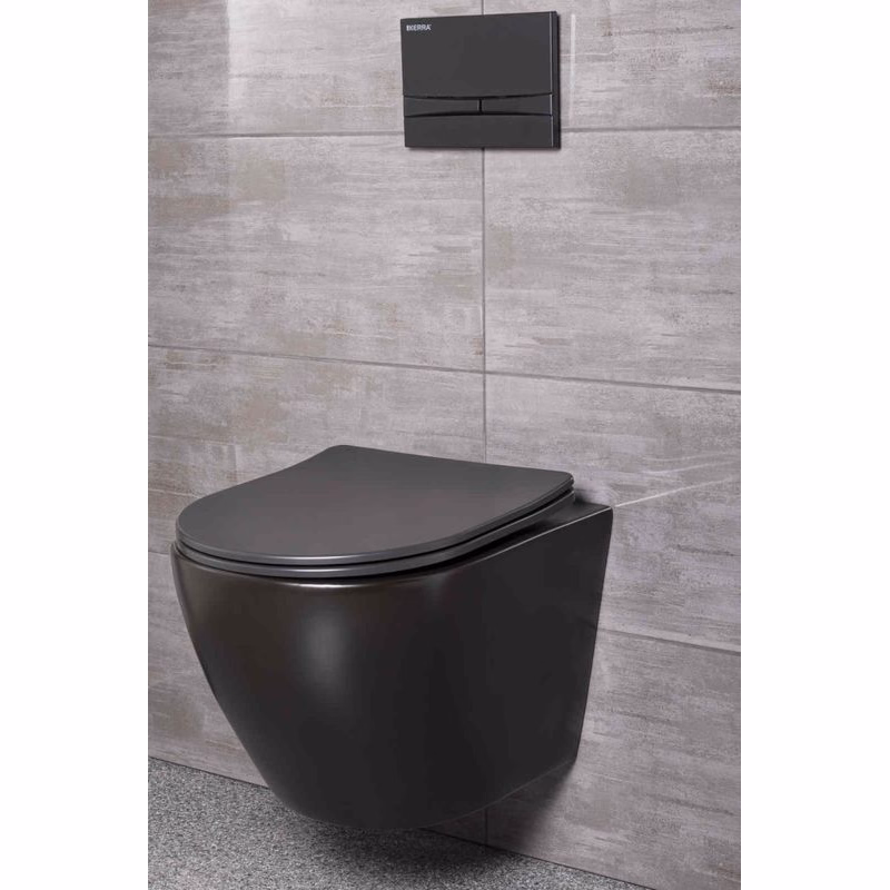 KERRA - Inštalačný set WC Delos BLM/Adriatic Black 5907548115881