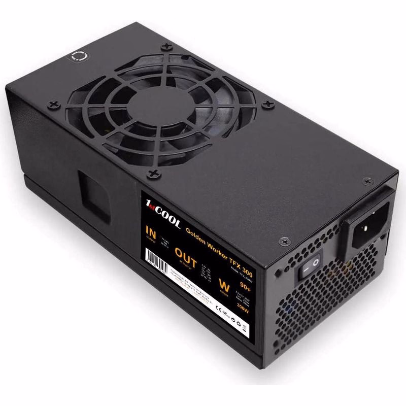 1stCOOL Zdroj Golden Worker TFX 300 88+, 300W, TFX, čierna