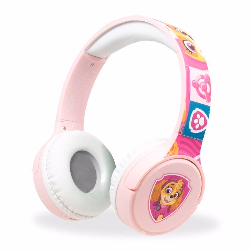 Bluetooth slúchadlá Tlapková patrola ružová