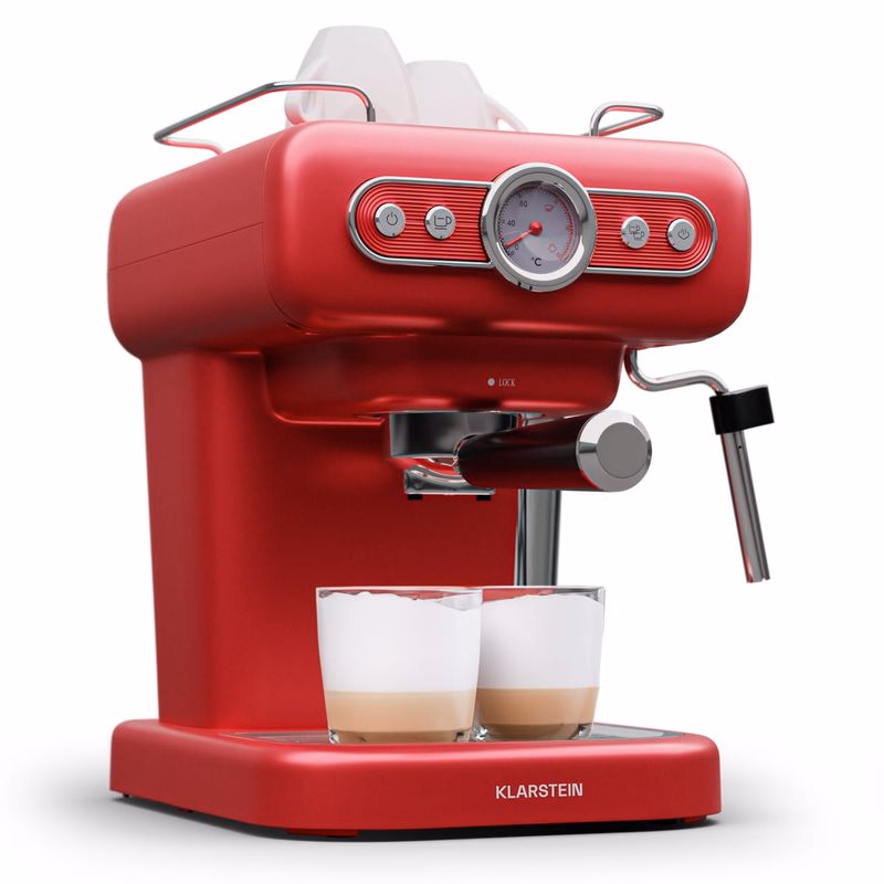 Klarstein Espressionata Evo, pákový kávovar, 950 W, 19 bar, 1,2 l
