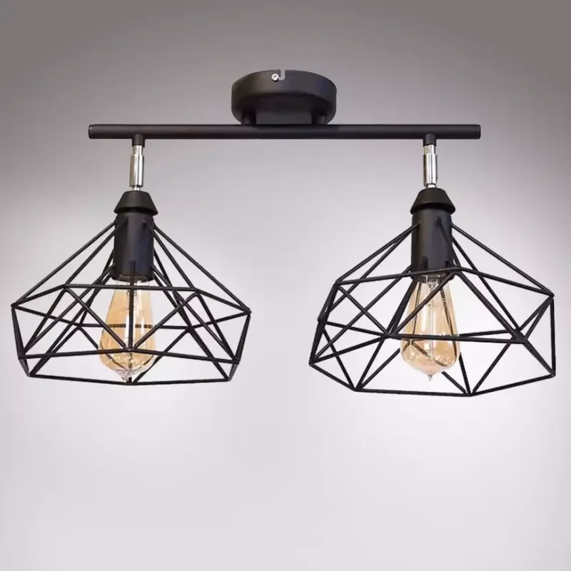 Lampa Szach 2711/Z-B-2 čierna Lw2