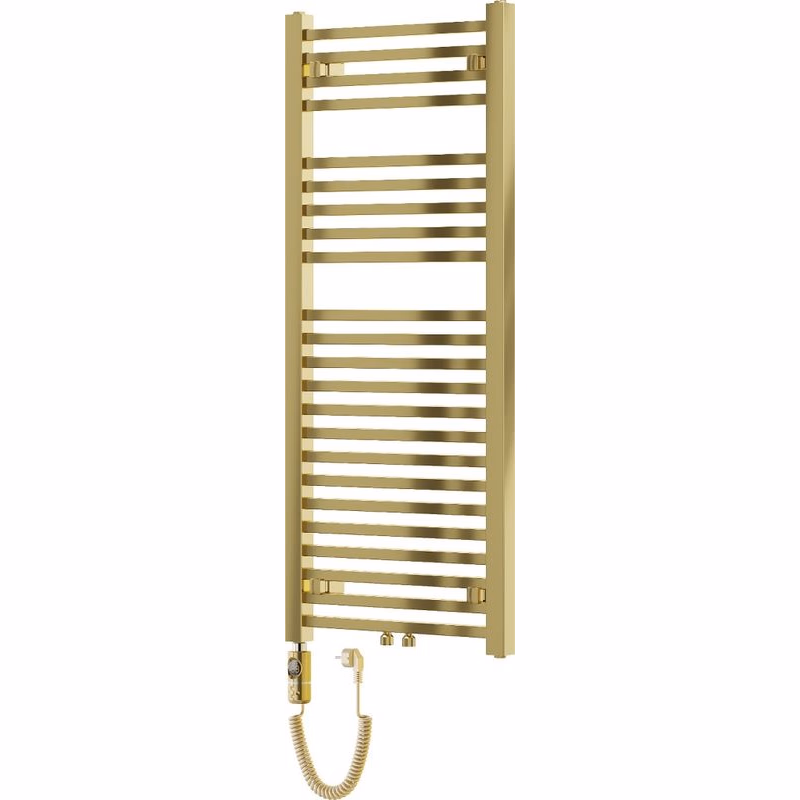 MEXEN/S - Plutón radiátor + vykurovacia tyč 1200 x 500 mm, 600 W, zlatá W106-1200-500-2600-50