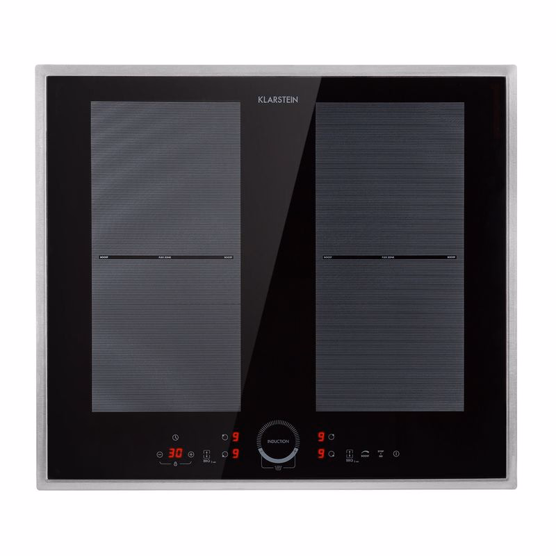 Klarstein Delicatessa 60 Prime, indukčná varná doska, 7000 W, 4 zóny, časovač, čierna