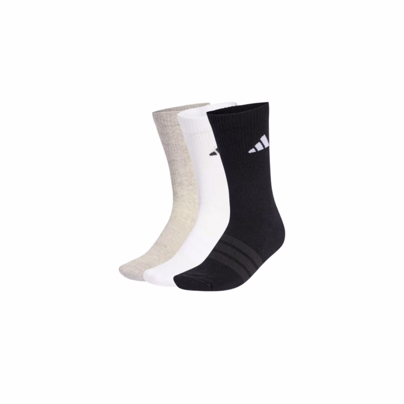 Ponožky ADIDAS 3PACK-C ESS CRW 3P MGREYH WHITE BLACK
