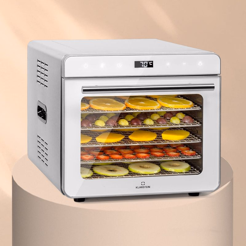Klarstein Shaftesbury, automatická sušička potravín, 700 W, 35-85°C, časovač, digitálny dotykový displej