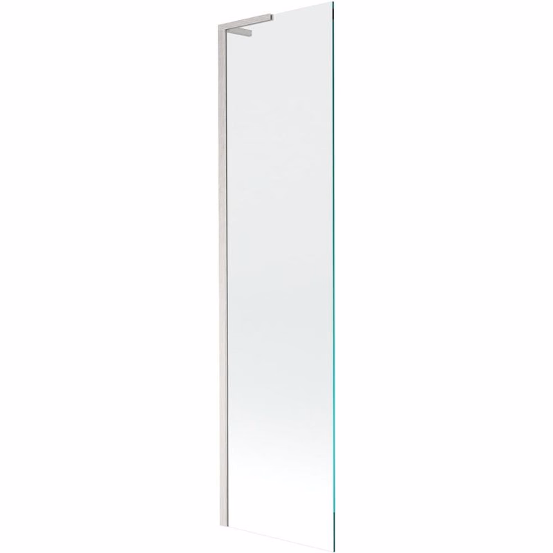 MEXEN/S - Next L vaňová zástena FIX 60 x 150, transparent, nikl kartáčovaný 895-060-000-03-00-97
