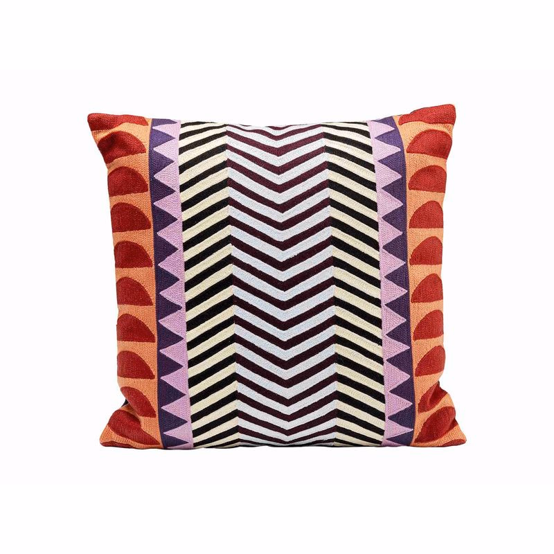 Colour Block Zig Zag vankúš viacfarebný 45x45 cm