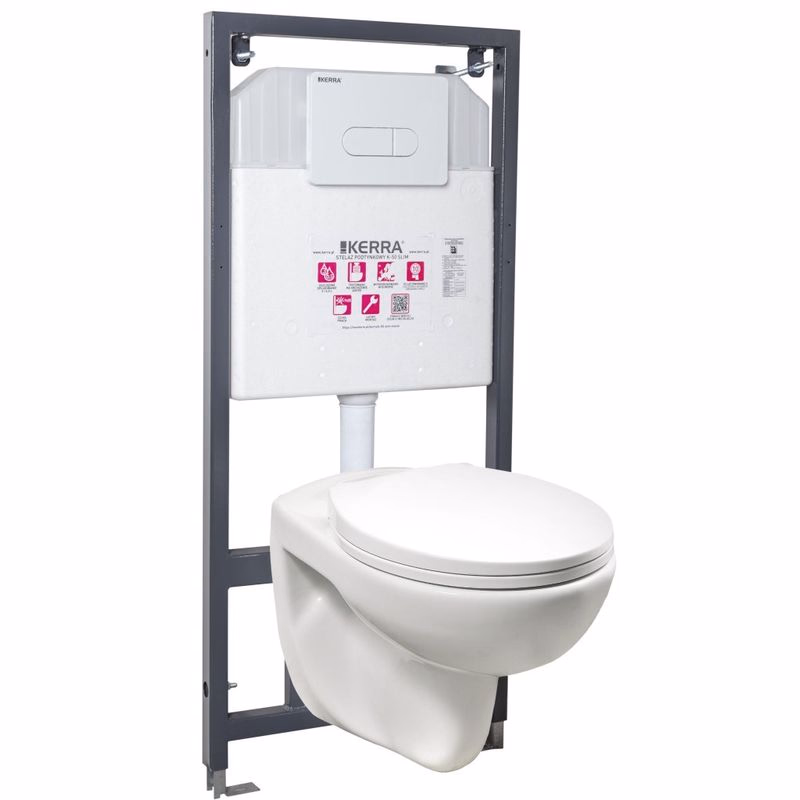 KERRA - Inštalačný set WC Doris/Pacific WH 5907548117939
