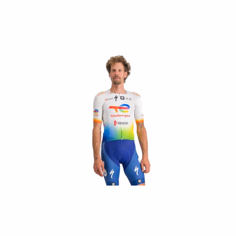 Pánsky cyklistický dres s krátkym rukávom SPORTFUL Te bomber jersey, white