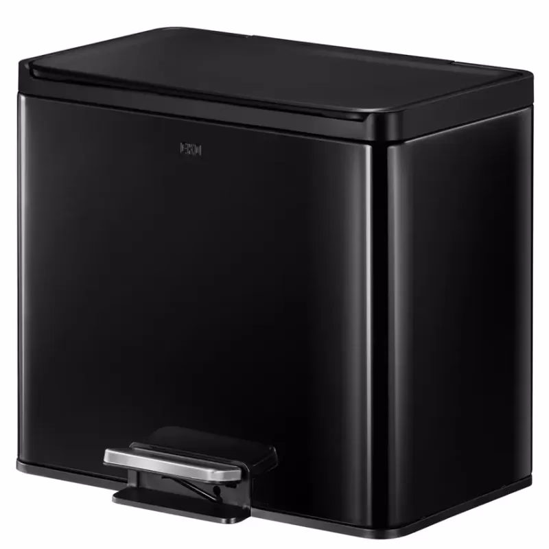 Odpadkový kôš Eko Essential 9+9+9l čierna 822851