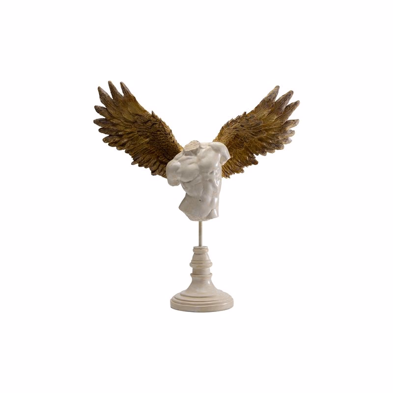 Angel Male dekorácia béžová