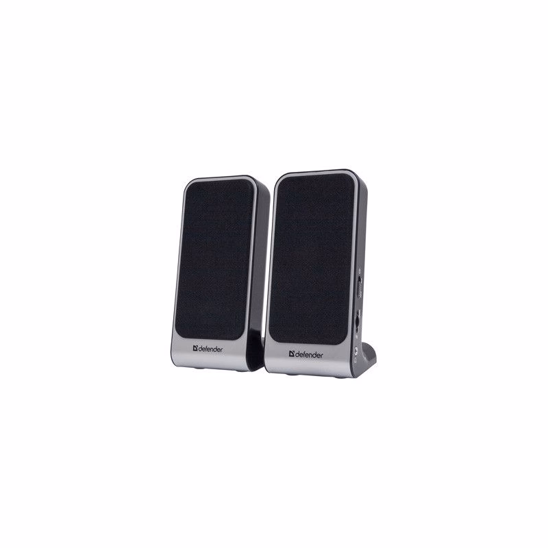 Defender reproduktory SPK-225, 2.0, 4W, šedé, regulácia hlasitosti, magneticky tienené pouzdro, konektor pre sluchátka, 200Hz~18kHz
